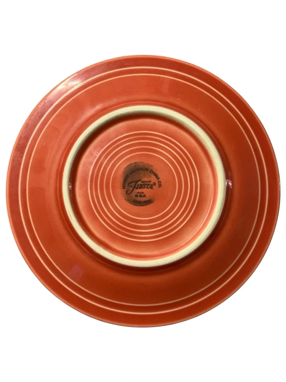 Fiesta Orange Salad Plates - Set of 4